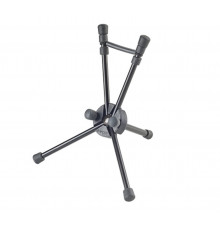 Konig&Meyer 14355-000-55 Стойка для сопрано саксофона, черная Saxxy, стальная, высота 188 мм, вес 0,135 кг, с чехлом для хранения, 